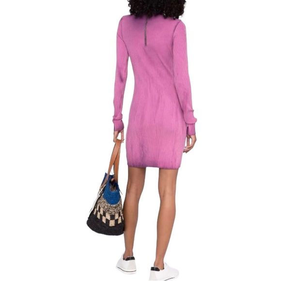 Cotton Citizen contrasting dye long-sleeved dress - Picture 3 of 13